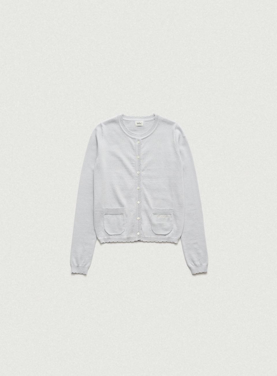 Ello Light Knit Cardigan_Light Blue [2월 말 순차 배송]