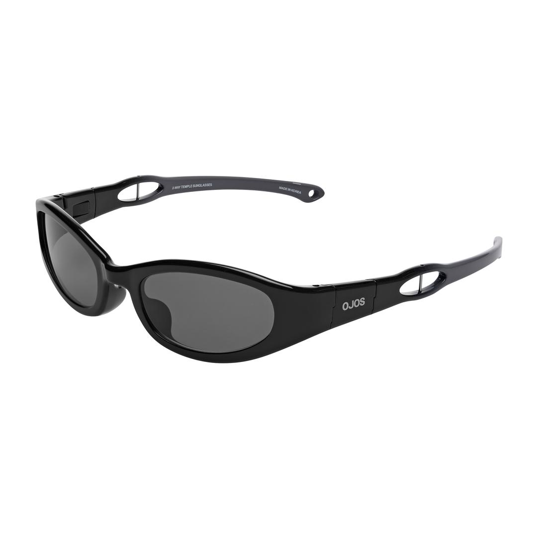 OJOS X PROGRESS 2- way Temple Sunglasses / Black