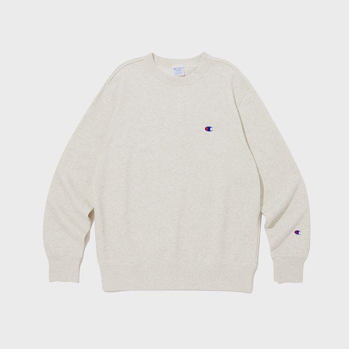 베이직 C로고 크루넥 스웨트셔츠 Cream