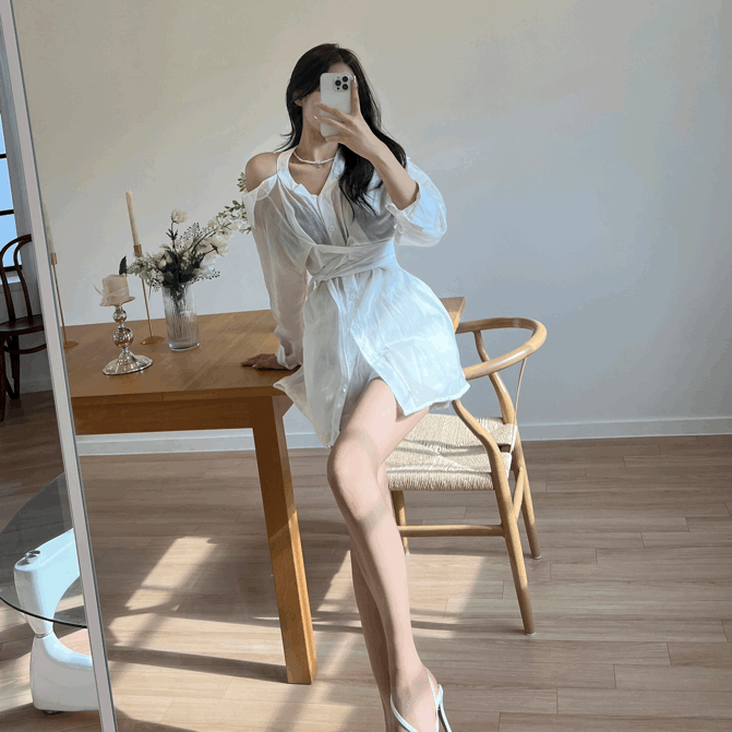 마릴린 시스루 set