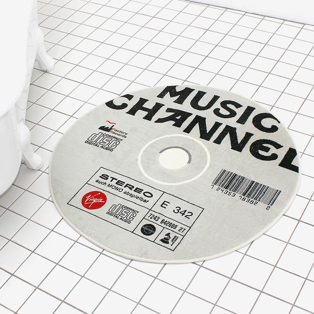 CD 디자인 원형 러그 90(cm)