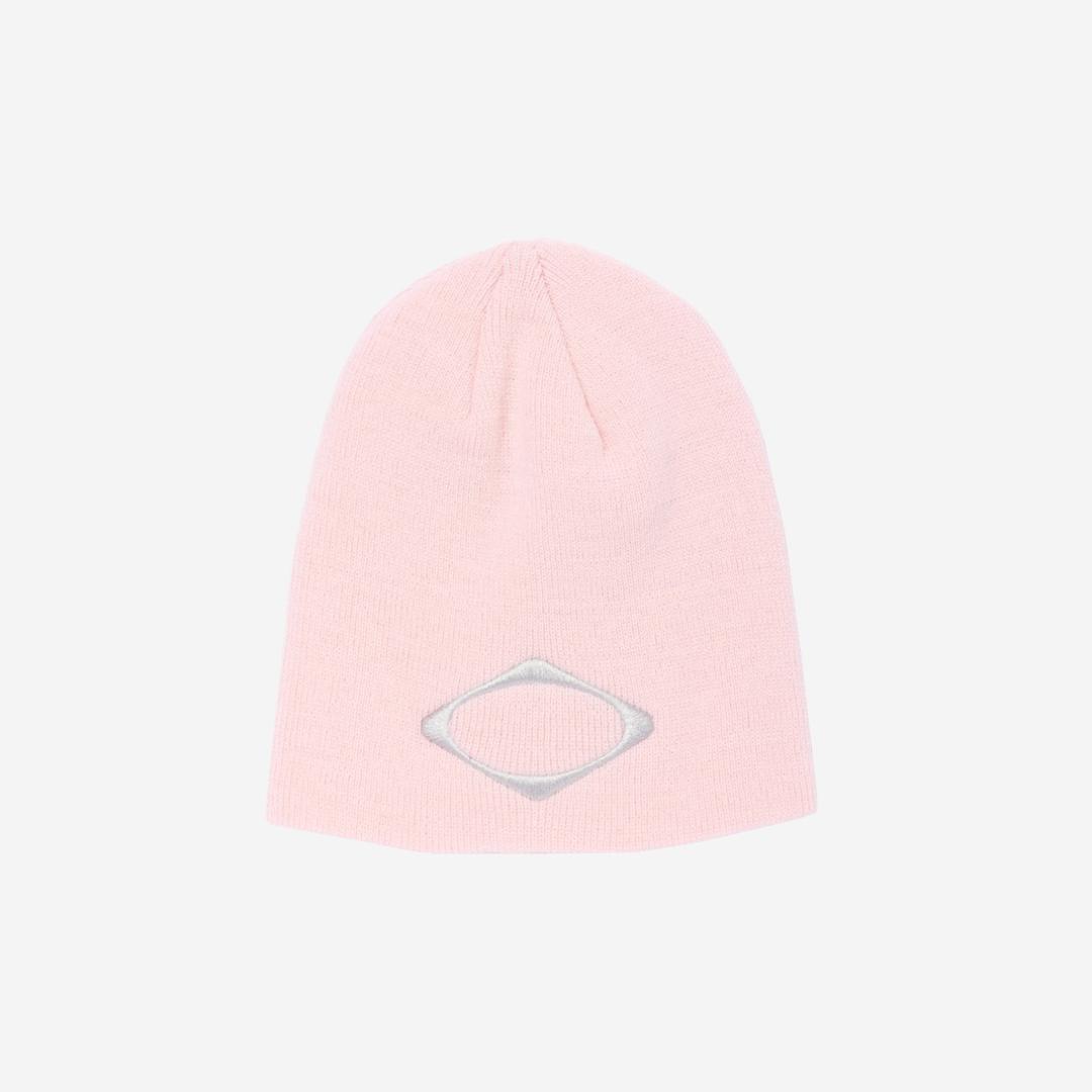 (W) Mischief Rhombus Beanie Light Pink