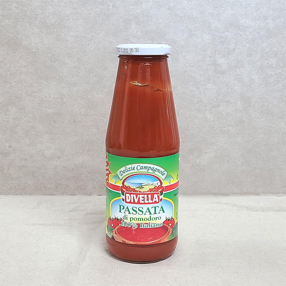 (27년7월) 디벨라 토마토퓨레 680g 파스타소스 라구 토마토 페이스트 로제파스타 