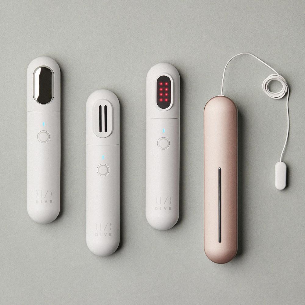 [DIVE] 다이브 포웨이 뷰티 디바이스 리프팅 고주파 갈바닉 초음파 LED SET
