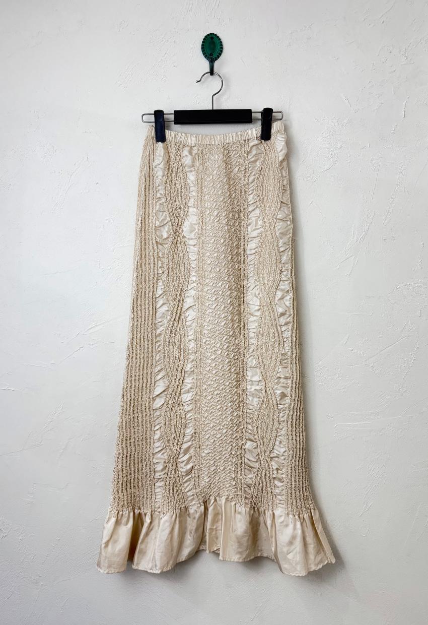 PEPLUM by YOSHIKI HISHINUMA pleats skirt