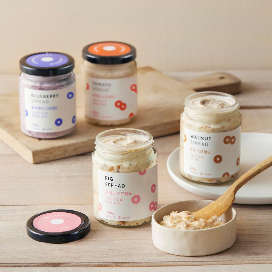 포비베이글 스프레드 200g*2개 (8종 중 택 2)
