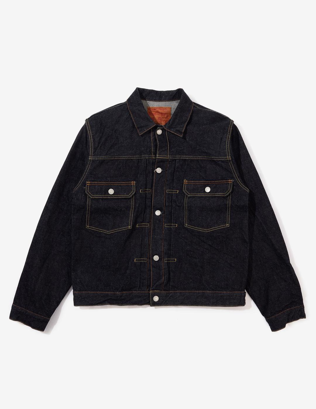 SD-412 15oz Selvedge 2nd Type Denim Jacket (One Wash)