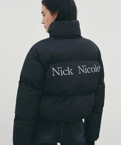 NICOLE VOLUME PUFFER SHORT PADDING_BLACK