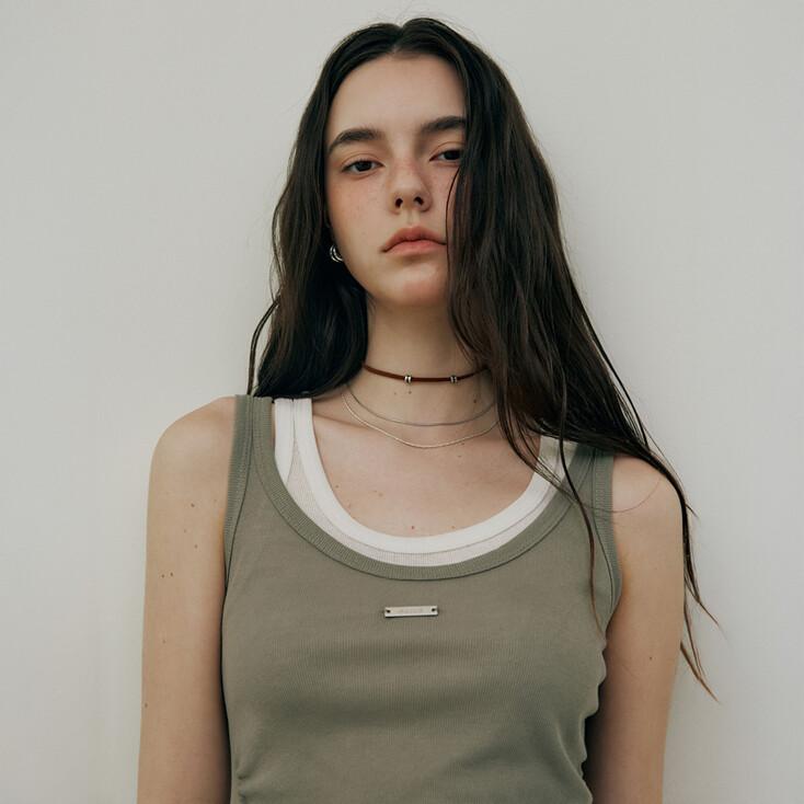 Layered Sleeveless Top VW5ME606_4color