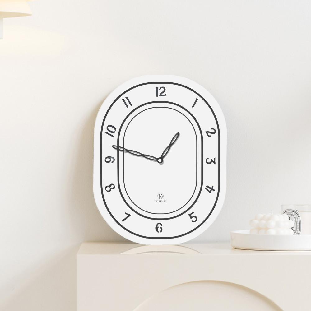 테시미스 노르딕 벽시계 무소음 인테리어 오브제 시계 이사 개업 집들이 선물