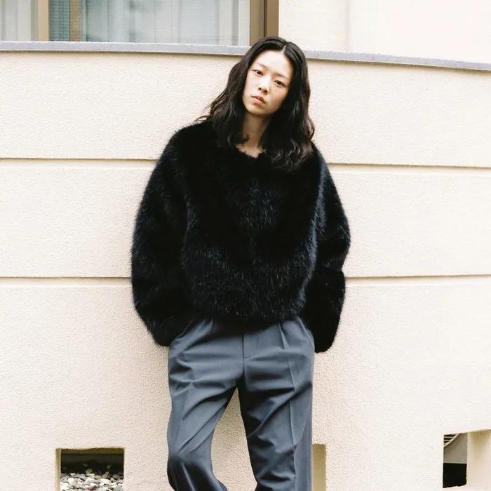 Sevigny Faux Fur Jacket (Black)