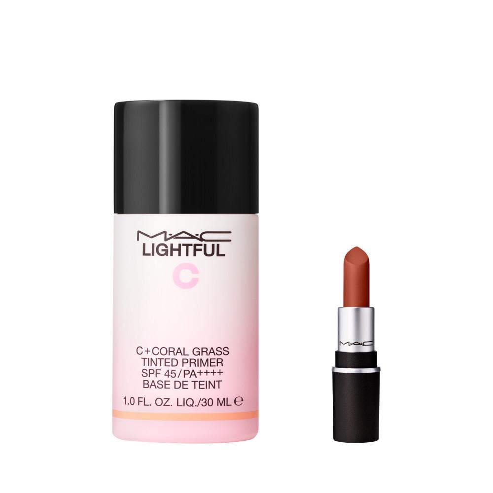 맥 로즈 톤업 멀티 베이스 SPF45 / PA++++ 30ml (+미니맥 파우더 키스 립스틱 #마라케쉬-미어 증정), 2종 세트