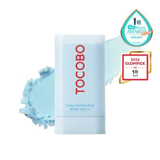 토코보 코튼 소프트 선스틱 19g SPF50+ PA++++