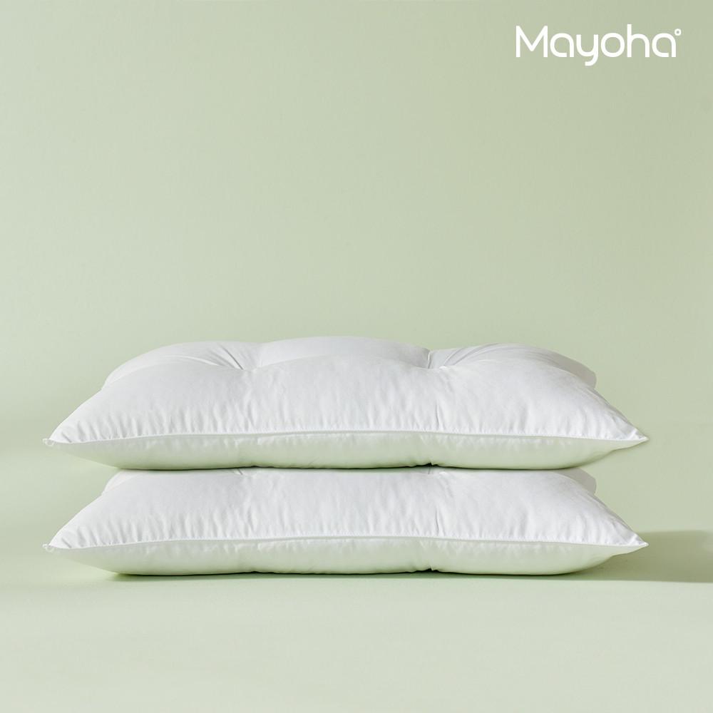 마요하 친환경 국내산 바른자세 바른잠 항균 베개솜 3type / 40x60 50x70 일반형 경추형