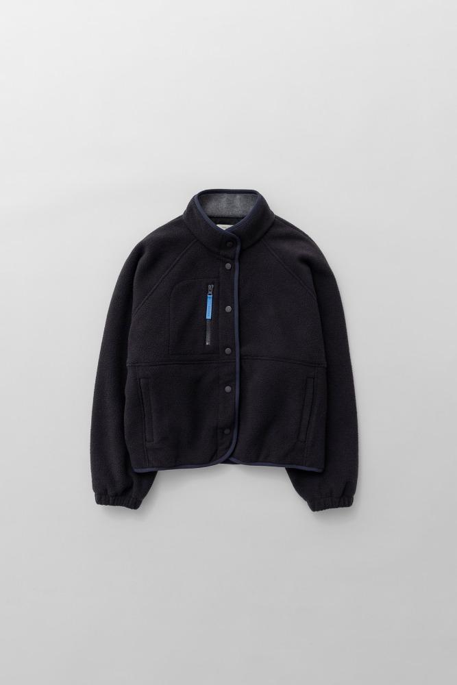 2nd) button up fleece (charcoal)