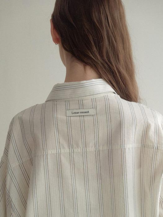 esy Sue Stripe Shirts (blue)