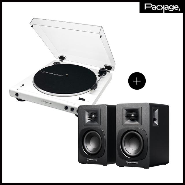 [세트] 오디오테크니카 AT-LP60XBT WW 턴테이블+스피커