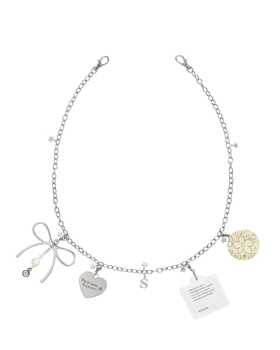 Multi-Charm Chain Keyring · 멀티참 체인 키링 / 실버