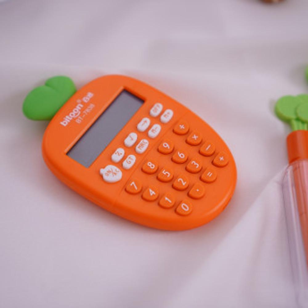 휴대용 미니 계산기 여행용 환율계산 당근 계산기