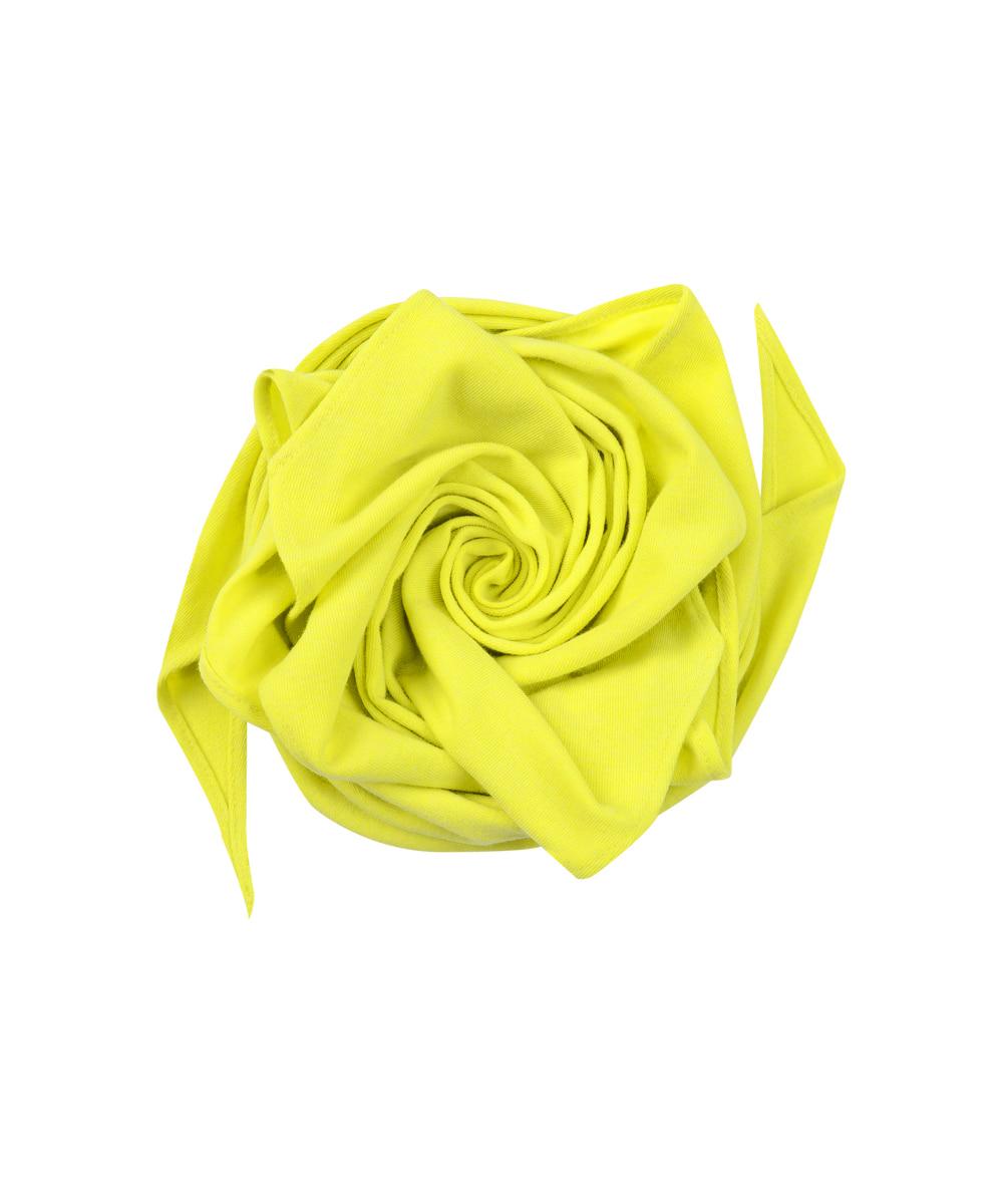 SOFT LOZENGE SCARF (LIME YELLOW)