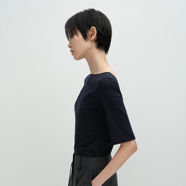 BACKDROP JERSEY TEE _ DEEP NAVY