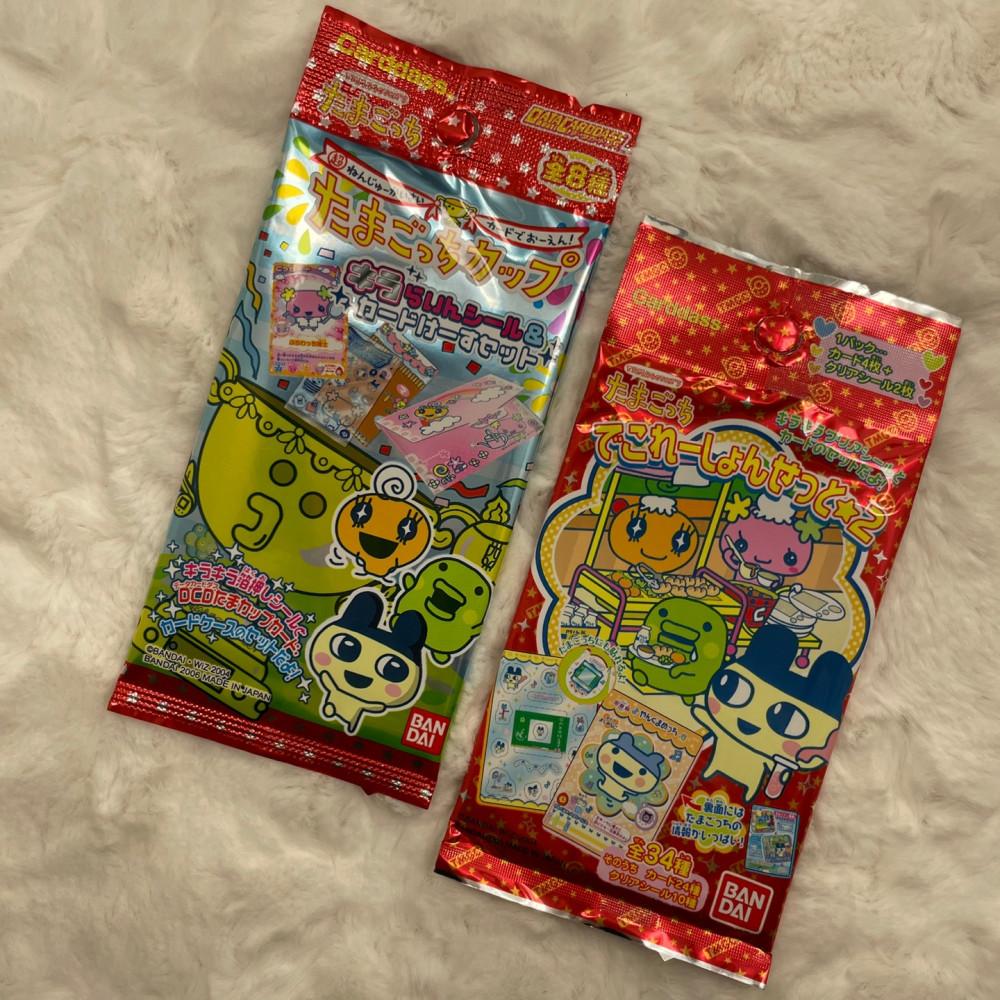 [고전문구] 다마고치 씰팩 카드팩 2종