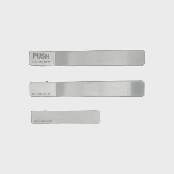 NO.290 [SILVER] HAIR PIN 3set 푸쉬핀 클립