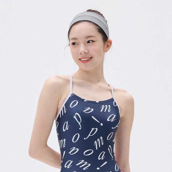 미드나잇 레터 수영복 [츄잉캔디] [싱글백] [세미하이컷]