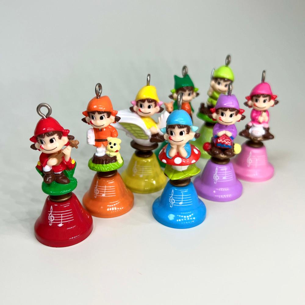 일본 fujiya 페코짱 종 오너먼트 풀세트 레트로소품 빈티지페코짱