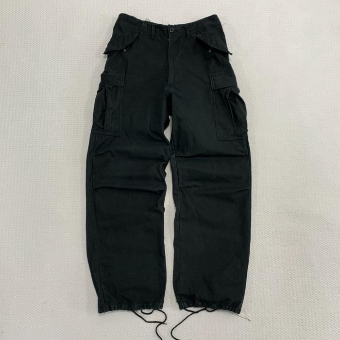 [31-32]미군 우드랜드 블랙다잉 카고바지
