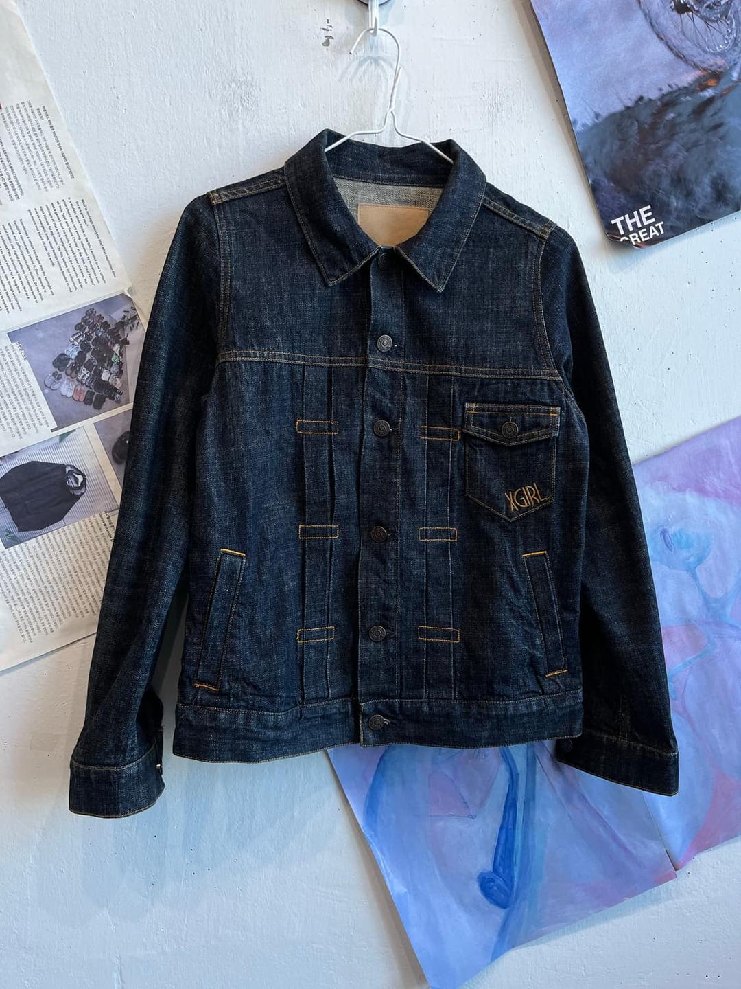 X-GIRL 송치탭 데님자켓 우먼즈 | 후루츠패밀리