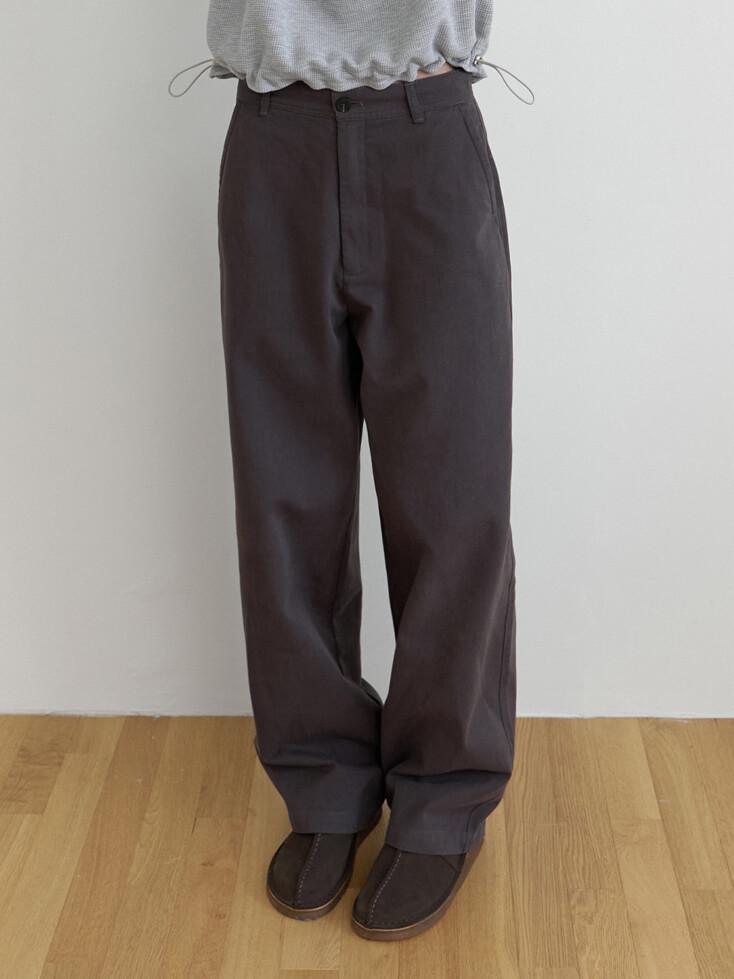 Pod cotton pants (charcoal)