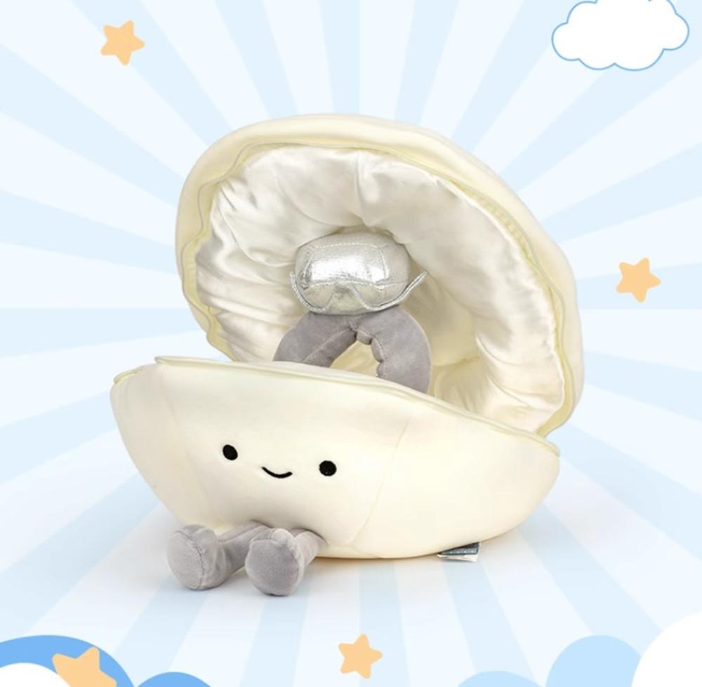 특이한 다이아반지 조개 인형 애착인형 보석인형 유니크한 생일 선물