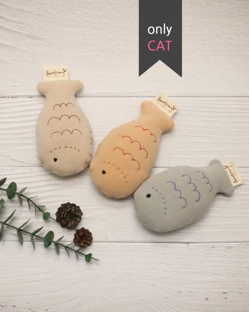 반려동물 캣닢 인형 천연염색 붕어빵
