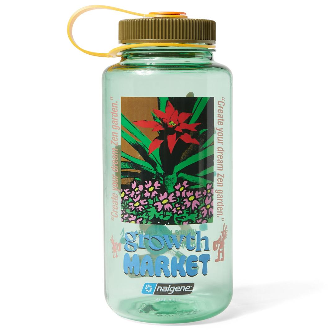 GROWTH MARKET WATER BOTTLE - FOREST GREEN