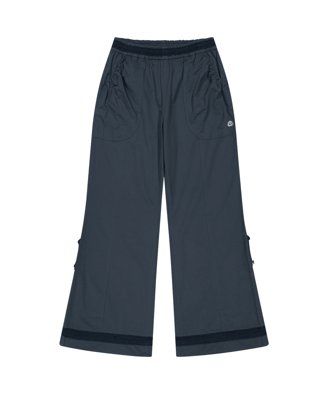 LACE COTTON PANTS NAVY