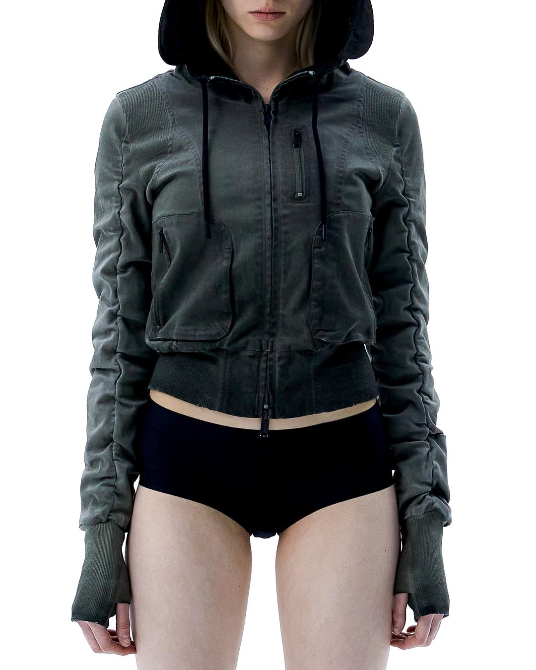 (ARIELLA) Dusty Bomber Jacket - 1 / WASHED KHAKI