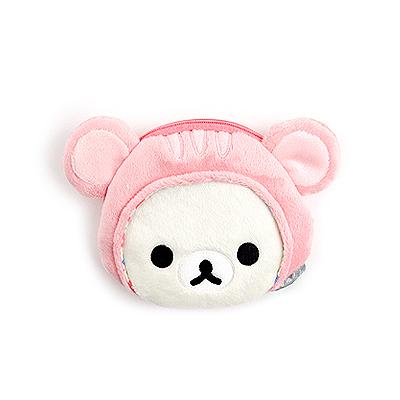 코리락쿠마 다람쥐 얼굴 동전 지갑