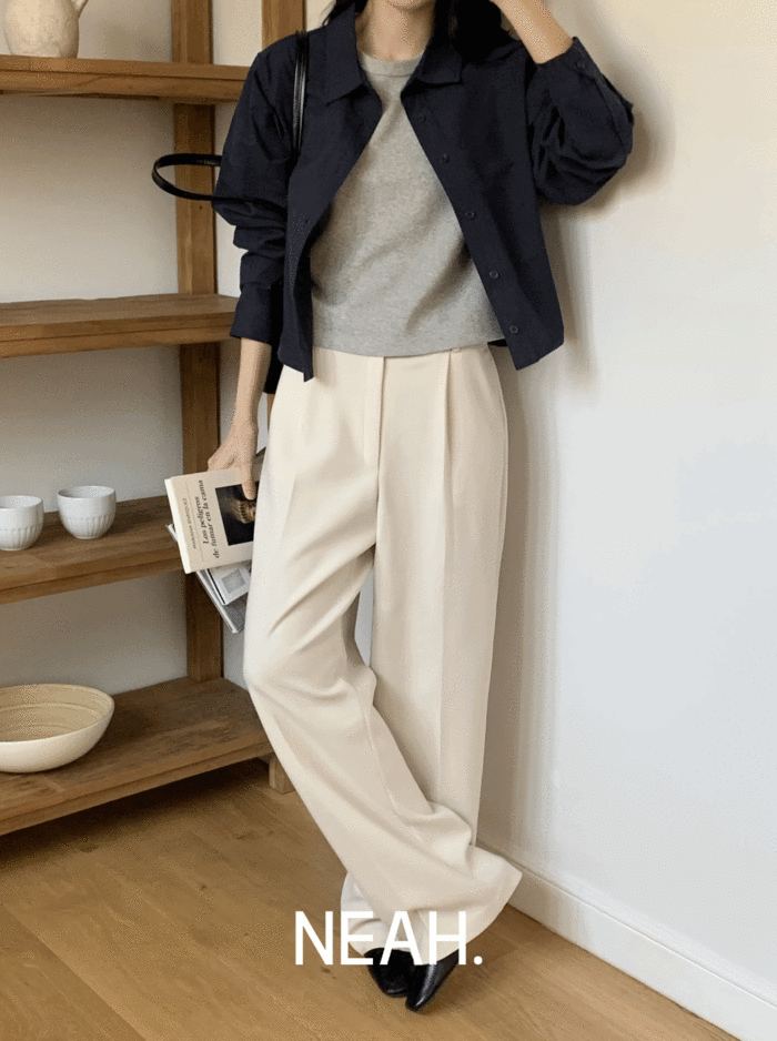 98도씨 [✨만능슬랙스/1천장판매][NEAH] 뉴포드 히든밴딩 와이드 슬랙스