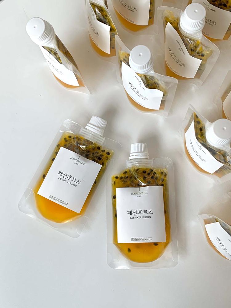 100g 포켓 수제청 딸기청 자몽청 패션후르츠청