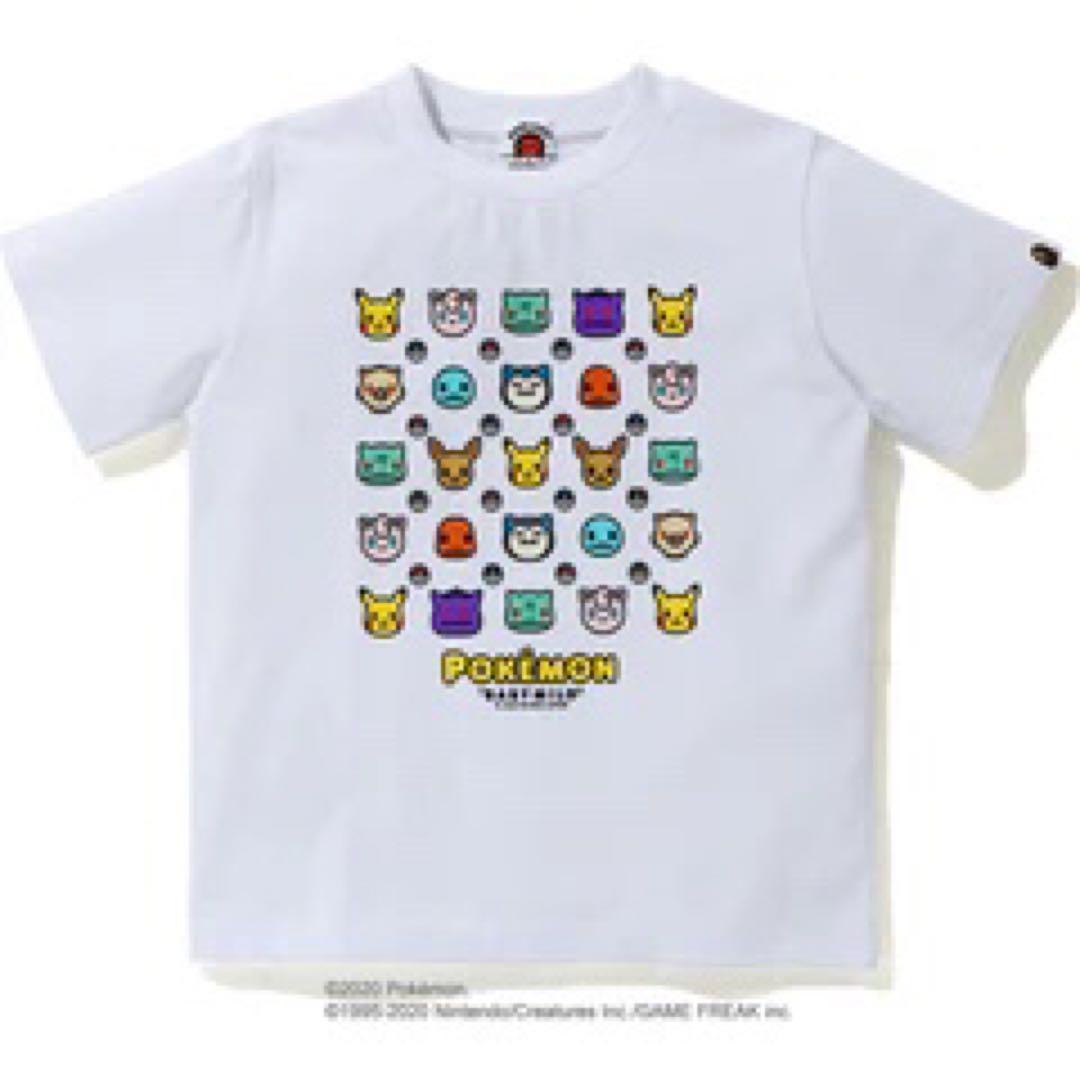 A BATHING APE × POKÉMON コラボTシャツ　キッズ110