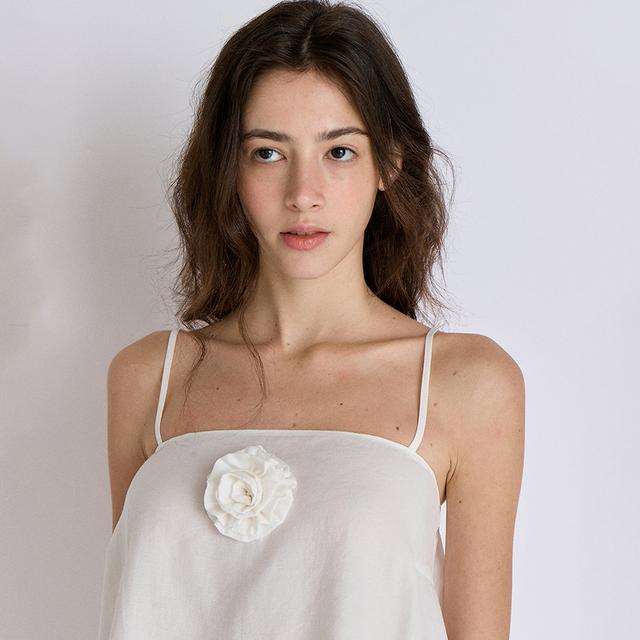FLOWER SLEEVELESS_IVORY