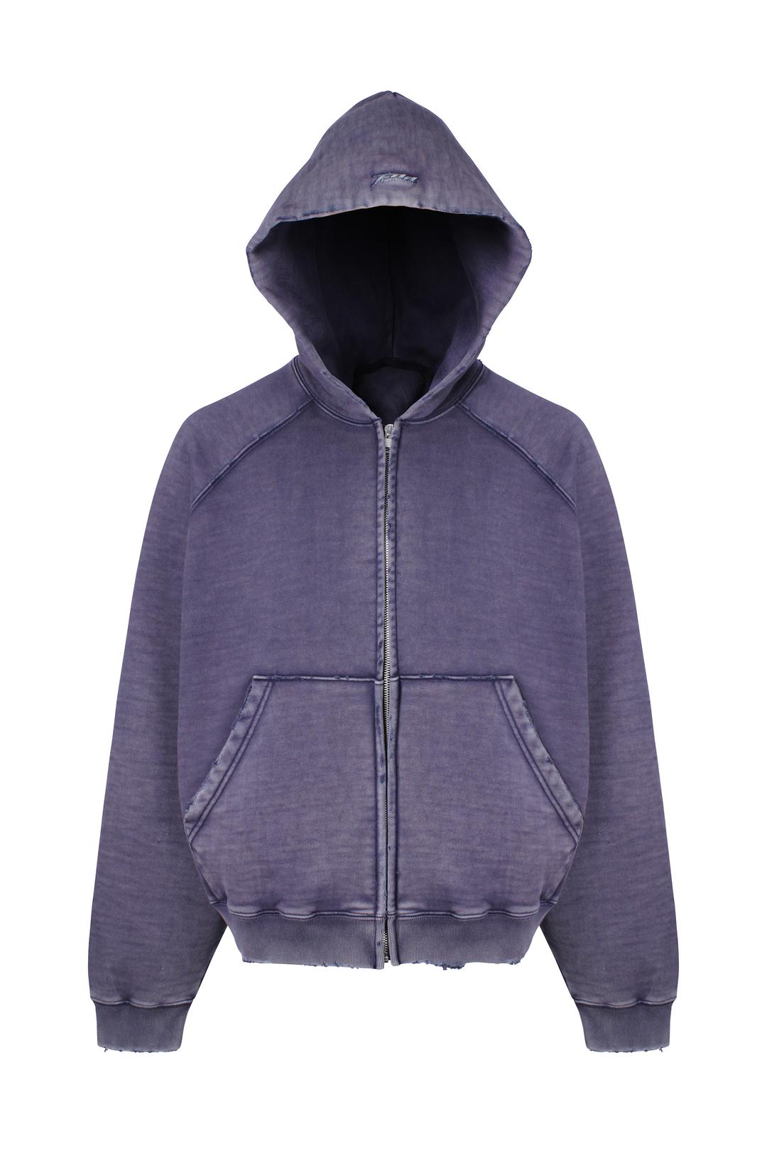 FAR VINTAGE WASHED HOODIE ZIP-UP