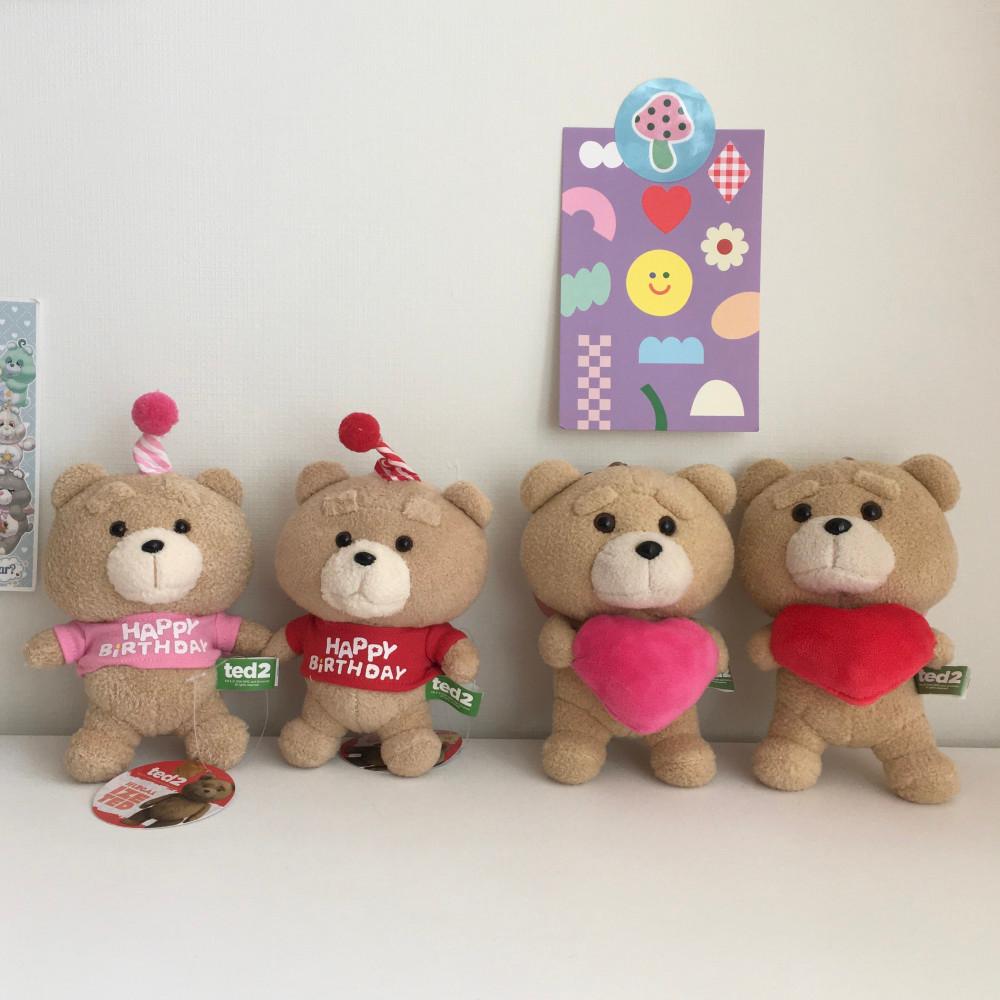 19곰 테드 하트 생일 미니가방고리인형