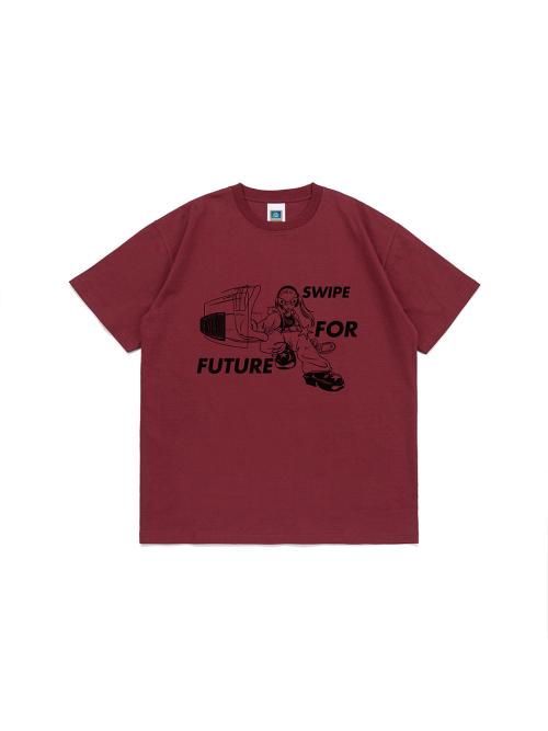 SWIPE 4 FUTURE TEE (BURGUNDY)