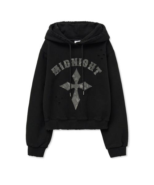 camo hood [black]