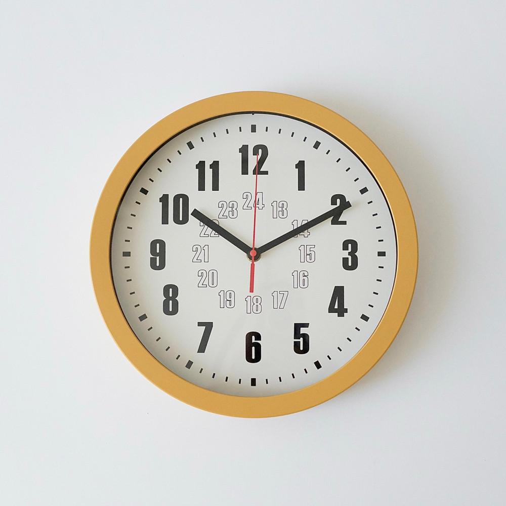 Retro circle wall clock 레트로 무소음 벽시계