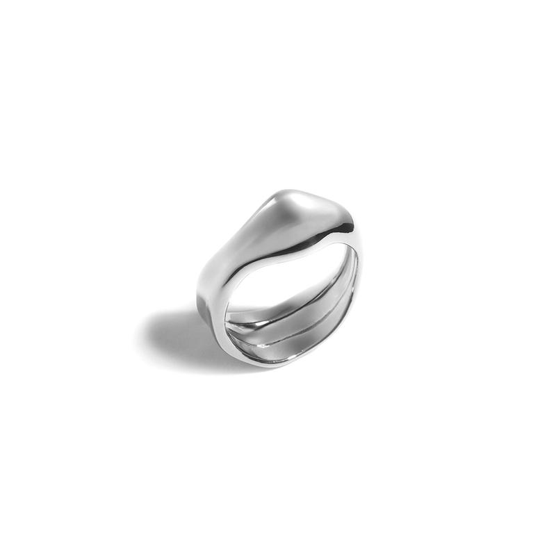BR0045 SILVER RING