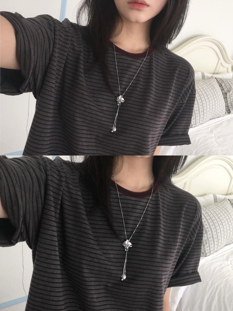 보트 피그먼트 크롭 T (3 color)