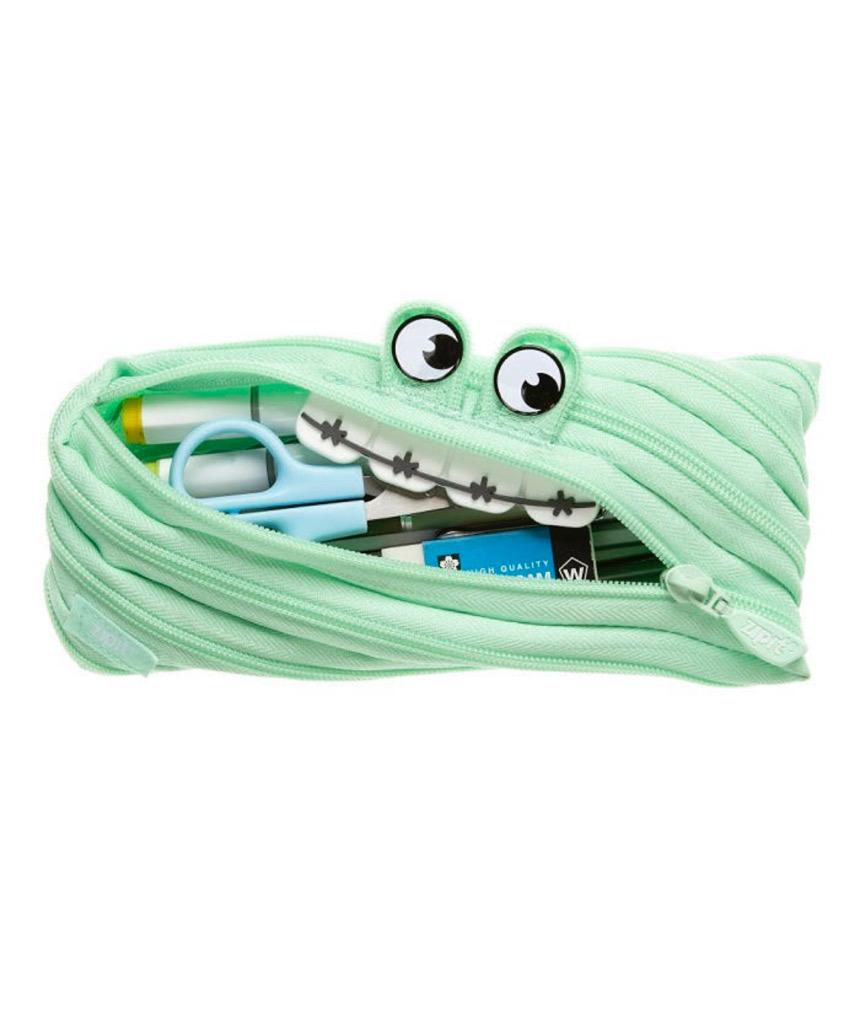 ZIPIT 집잇파우치 이빨교정 몬스터필통 고지 민트